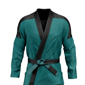 Kimono de Jiu Jitsu Brasileño Personalizado OEM, Uniforme Profesional de Entrenamiento, Alta Calidad, 100% Algodón, Peso de Tela 440g, Duradero - Product Image 1