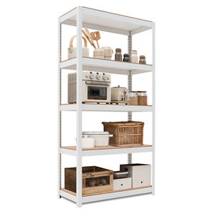 ชั้นวางของเหล็กแบบไม่ต้องใช้สลักเกลียว HOMEDANT ปรับระดับได้ รับน้ำหนักมาก ชั้นวางของแบบโมดูลาร์ - Product Image 5