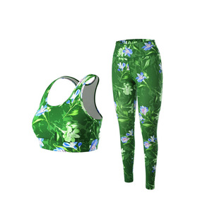 Conjunto de Yoga para Mujer, de Venta Caliente, para Fitness y Entrenamiento, Ligero, Transpirable, de Secado Rápido, Ropa de Gimnasio sin Costuras, Diseño Personalizado con Logotipo - Product Image 2