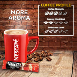 Café instantáneo Nescafé Cappuccino en sobres con agente espumante en paquetes de 17g, cajas de exhibición al por mayor para uso en cafeterías y oficinas. - Product Image 5