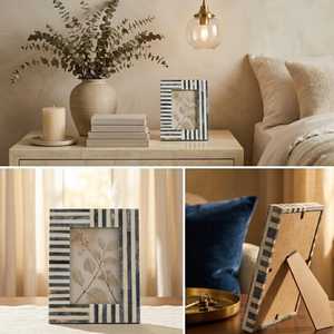 Elegant Classic Bone Inlay MDF <b>Wall</b> <b>Frame</b> Handmade Mother of Pearl Detailing Premium Decorative <b>Design</b> - Product Image 6