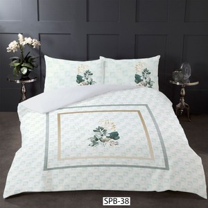 Draps de lit élégants en microfibre 125 GSM, écologiques, durables, toutes saisons, design moderne 7D, décoration de la maison - Product Image 1