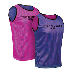 Petos de Entrenamiento de Fútbol Personalizados Baratos al por Mayor, Petos de Malla Reversibles Duraderos para Equipos de Fútbol, Chalecos de Práctica Personalizados, Petos de Malla Sublimados - Product Image 3