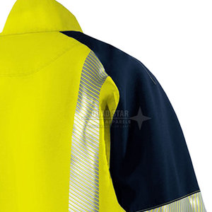 เสื้อผ้าทำงานแบบสะท้อนแสง ซิป ¼ ตัว  ชุดทำงานกันน้ำ ระบายอากาศได้ดี ซิป ¼ ตัว มีจำหน่าย - Product Image 6