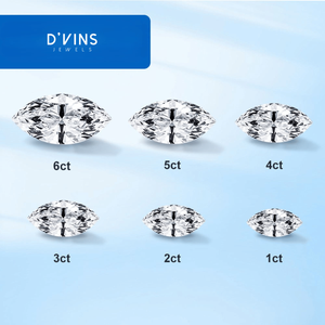 Diamant CVD en vrac D'vins Jewels prêt à être expédié, taille Marquise 10,13 ct, couleur D, pureté VVS2, cultivé en laboratoire, fantaisie légère, pour la fabrication de bijoux - Product Image 4