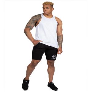 Camiseta sin mangas atlética con estampado de logotipo personalizado para hombre, chaleco transpirable para entrenamiento y gimnasio con estilo informal - Product Image 6