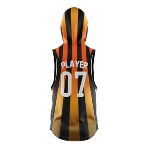 Camisetas Personalizadas para Equipos de Fútbol Americano 7V7, sin Mangas, con Capucha, Impresión por Transferencia de Calor, Transpirables, de Secado Rápido - Product Image 2