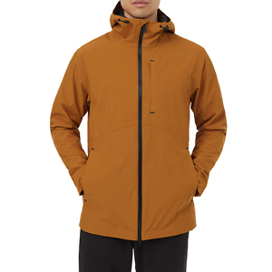 Chaqueta Impermeable para Hombre, Cortavientos, Ligera, Informal, con Cierre Completo, Chaqueta Bomber de Softshell - Product Image 1