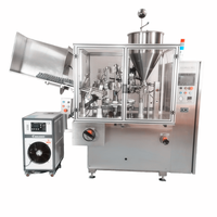 Machine de remplissage et de scellage automatique de tubes avec contrôle PLC pour crème cosmétique, dentifrice, pommade, livraison rapide depuis l'étranger