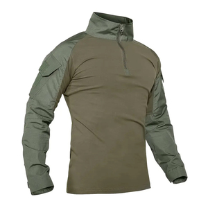 เสื้อเชิ้ตตกปลาแบบยุทธวิธีสำหรับผู้ชาย OEM แบบสั่งทำพิเศษ แขนยาว ป้องกันลม ระบายอากาศ แห้งเร็ว สำหรับกิจกรรมกลางแจ้ง ผลิตจากโพลีเอสเตอร์ 100% - Product Image 6