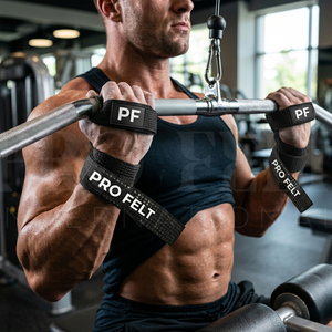 Sangles de levage antidérapantes de haute qualité, design personnalisé, pour musculation, soulevé de terre, entraînement en salle de sport et exercices de force, OEM ODM - Product Image 4