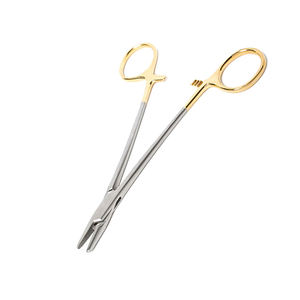 Pinza Portaagujas Quirúrgica ZUOL INSTRUMENTS Mayo Hegar con Mango Dorado, Manual, de Acero, Certificación CE Clase I, 3 Años de Garantía - Product Image 4