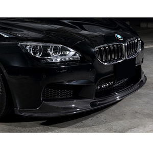 Nuevo alerón adicional de fibra de carbono estilo 3D con tornillos para actualización de parachoques para F06 F12/F13 M6 Coupé/Convertible/Gran Coupé 2012-2018 - Product Image 2