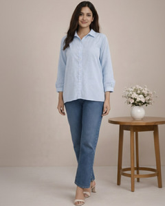 Camisa de algodón para mujer de alta calidad, corte holgado, comodidad diaria a un precio asequible de proveedor indio. - Product Image 4