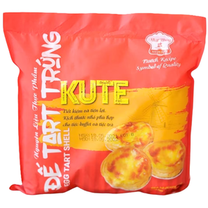Coque de tarte aux œufs portugaise HALAL surgelée, non cuite, petite taille 720G, vente en gros, service OEM/ODM, fournisseur - Product Image 1