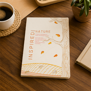 Cuaderno de Papel Sembrable B6, 144 Páginas, Papel Reciclado, Diario Ecológico, Regalo Corporativo, Papelería Sostenible - Product Image 1