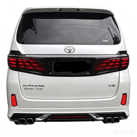 Nouveau kit de conversion de pare-chocs Modellista Look style AH40 pour Alphard et Vellfire 20 Series 2008-2015, mise à niveau vers le look 2024
