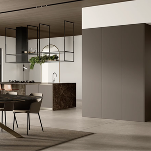 โครงการ JY ตู้ครัวสำเร็จรูปสไตล์ยุโรปแบบโมเดิร์นของเวียดนาม  พร้อมประกอบ  ลิ้นชัก บานประตู  ตู้ครัวหรูหรา - Product Image 4