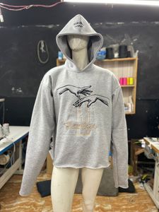 เสื้อฮู้ดดี้ผู้ชายไซส์ใหญ่ ผ้าฝ้ายหนานุ่ม กำลังเป็นที่นิยม ขายส่ง ปรับแต่งโลโก้ได้ บริการ OEM - Product Image 3