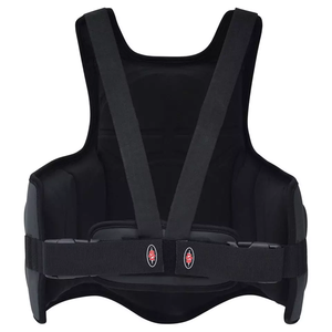 Protectores de Pecho de Cuero Sintético de Alta Calidad, Transpirables, Ligeros y Duraderos, para Entrenamiento de MMA, Kick Boxing y Protección Abdominal - Product Image 2