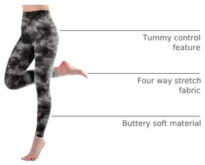 Leggings Premium de Punto para Mujer, Spandex/Poliéster, Cintura Alta, Suaves, Elásticos, Ecológicos, de Secado Rápido, para Yoga, Ejercicio, Ropa Deportiva, Color Sólido - Product Image 5