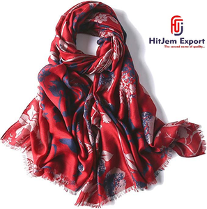 Luxury Printed Long <b>Scarf</b> Soft Fabric Head <b>Scarf</b> Custom Printing Low MOQ OEM ODM Custom Fabric Manufacturer - Product Image 1