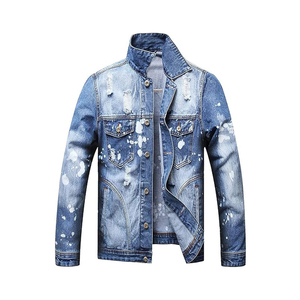 Chaqueta de Mezclilla Resistente para Hombre, Mezclilla de Algodón de Peso Medio, Logotipo Personalizado, Marca Privada para Minoristas de Moda - Product Image 4
