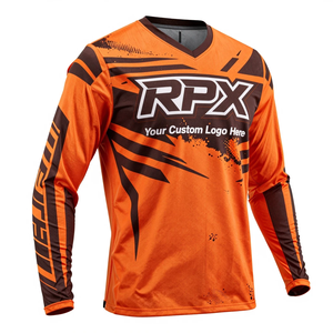 Jersey de Motocross Personalizado con Logotipo, Transpirable, Impermeable, Cortavientos, de Secado Rápido, Anti-UV, para Carreras de Motociclismo - Product Image 4