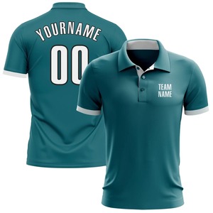 Polo de Golf Personalizado en Verde Neón Marino para Hombre, Ropa Deportiva Personalizada, Transpirable, de Secado Rápido, Camiseta Deportiva de Golf - Product Image 3