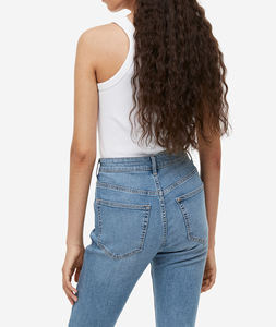 Nuevo Diseño, Jeans Ajustados Casuales de Tallas Grandes para Mujer, Lavado Claro, Pantalones Vaqueros Holgados - Product Image 3