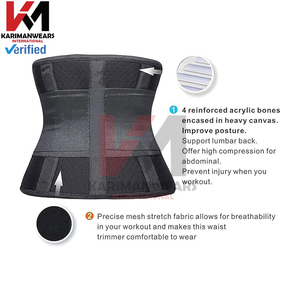 Workout Waist Trainer <b>Belt</b> Men Women Gym Slimming Support Fitness Shaper OEM Supplier - Product Image 4