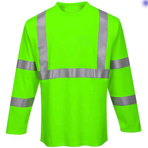 Camiseta Polo de Alta Visibilidad Naranja y Negra, Uniforme de Seguridad, Ropa de Trabajo de Secado Rápido, Reflectante, con Bolsillo para Bolígrafo en el Lado Izquierdo - Product Image 4