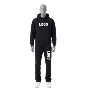 Quality Suit Hoodie and <b>Sweats</b> <b>Set</b> Manufacturer Stack Sweatsuit 320gsm Oem Sportwear Apparel Women Men Tracksuits <b>Set</b> Clothes - Product Image 6