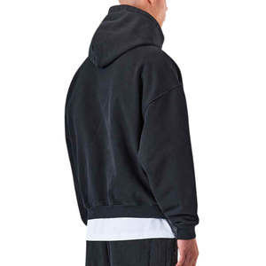 Sweat-shirt personnalisé de haute qualité pour l'automne et l'hiver, imprimé en relief, coupe ample, pour homme, avec impression en relief, uni - Product Image 4