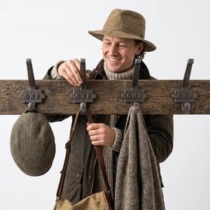 Beads Art Vintage Cast Iron GWR <b>Hook</b> Heavy-Duty Multifunction Wall Mount Coat Hat Hanger Single <b>Hook</b> Metal Design - Product Image 3