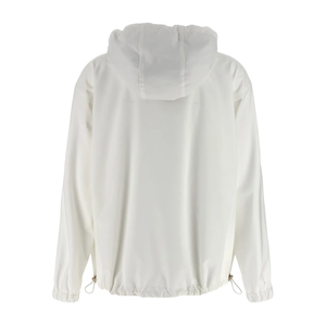 Chaqueta de Viaje Brunello Cucinelli con Capucha, Cierre de Cremallera, Diseño Estampado, Resistente al Agua, con Bolsillos, de Lujo, en Poliéster Tecnológico - Product Image 3