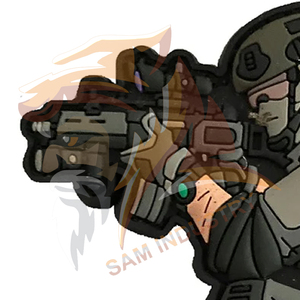 High Quality Soft Pvc Rubber Patches Custom Printed Logo Rubber Badges Fashion Accessories Rubber Pvc Patches - Product Image 5