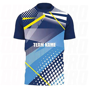 ชุดยูนิฟอร์มคริกเก็ตราคาส่งจากซัพพลายเออร์ ชุดยูนิฟอร์มคริกเก็ตแบบสั่งทำพิเศษด้วยเทคนิค Sublimation เสื้อแขนสั้นผู้ชาย ชุดกีฬาระบายอากาศได้ดี - Product Image 2