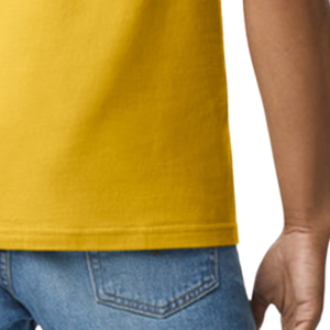 เสื้อยืดผู้ชายไซส์กลาง สีเดซี่ ผ้าฝ้าย 100% คอกลม แขนสั้น ทรงโอเวอร์ไซส์ สวมใส่สบาย ใช้ได้ทุกวัน แห้งเร็ว - Product Image 6