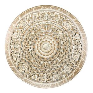 Panel decorativo de pared con tallado en madera de diseño antiguo, con acabado perfecto y tamaño estándar. - Product Image 1