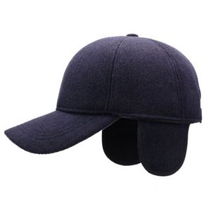 Casquette de baseball chaude d'hiver, résistante au froid, doublure en polaire, protection des oreilles, casquette de baseball en coton épais pour hommes - Product Image 1