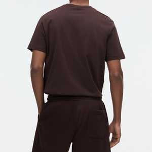 Best Quality 100% Cotton Men's Summer Athletic Fitted Shorts with <b>Elastic</b> Waist Quick-Drying <b>String</b> Pockets Bermuda Style - Product Image 3