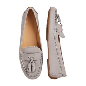 Zapatos Planos Cerrados para Mujer, de Cuero Premium, Punta Redonda, Tipo Mocasín, Fabricante, Exportación al por Mayor - Product Image 3
