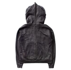 Nouveau Hoodie Unisexe Épais à Épaules Tombantes, Grande Taille, Anti-rétrécissement, Anti-boulochage, Personnalisé, Sans Cordon, Fermeture Éclair, Tendance - Product Image 2