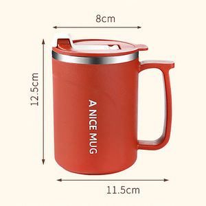 Premium Grade 304 Stainless Steel Thermal Coffee Mug With Ergonomic Handle And Removable Loose Leaf <b>Tea</b> Steeper - Product Image 4