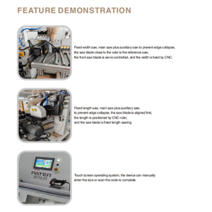 Machine à scier le bois à moteur et roulement haute performance, machine automatique de découpe de cadres de porte à longueur fixe/largeur fixe - Product Image 5
