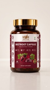 Capsules de Betterave JIVVYA, 60 Comprimés, Poudre de Betterave Pure, Complément Alimentaire Végétalien, Soutien à la Santé Cardiaque - Product Image 2