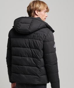 <b>Men's</b> Casual Winter Hooded Canvas Puffer <b>Jacket</b> 100% Nylon Breathable Insulated Waterproof Windproof Eco-Friendly <b>Long</b> Sleeve - Product Image 2