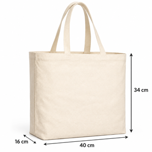 220 GSM Un-laminated <b>Canvas</b> Tote Bag with MARCEL DTF Print 40x34x16 cm Custom Logo Promotional Wholesale - Product Image 2