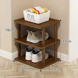 Double Row Vertical Shoe Rack White Multi-Tier Space Saving Shoe Organizer Tall Narrow Shoe Shelf Modern Entryway Storage Stand - Product Image 4